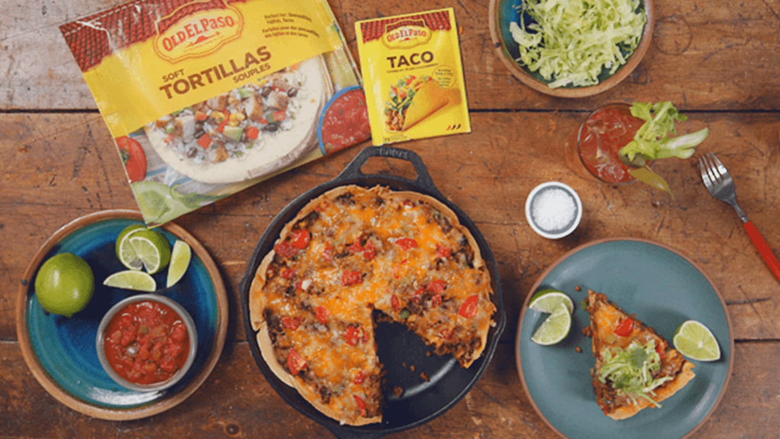 PÂTÉ TACO DANS UNE SEULE POÊLE Old El Paso